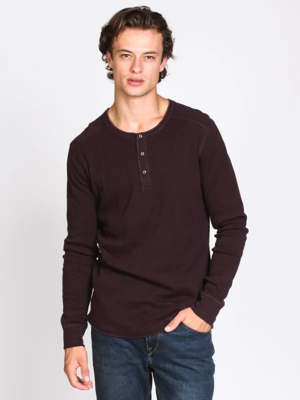 MENS MAX SLUB HENLEY - CLEARANCE sold by Boathouse