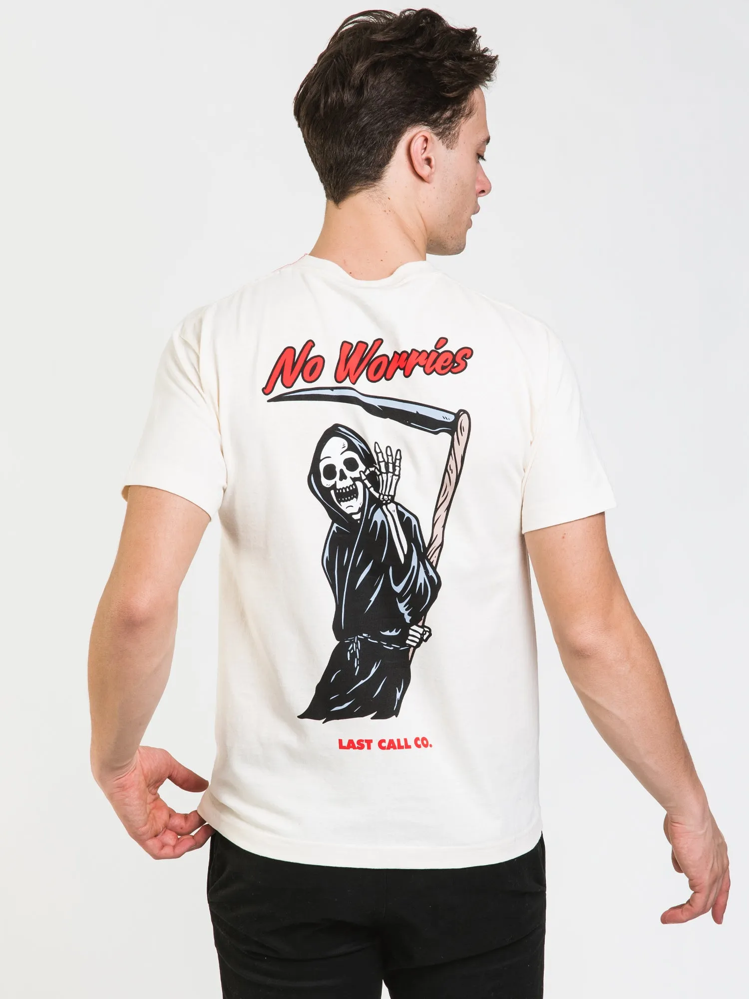 LAST CALL NO WORRIES T-SHIRT sold by Boathouse