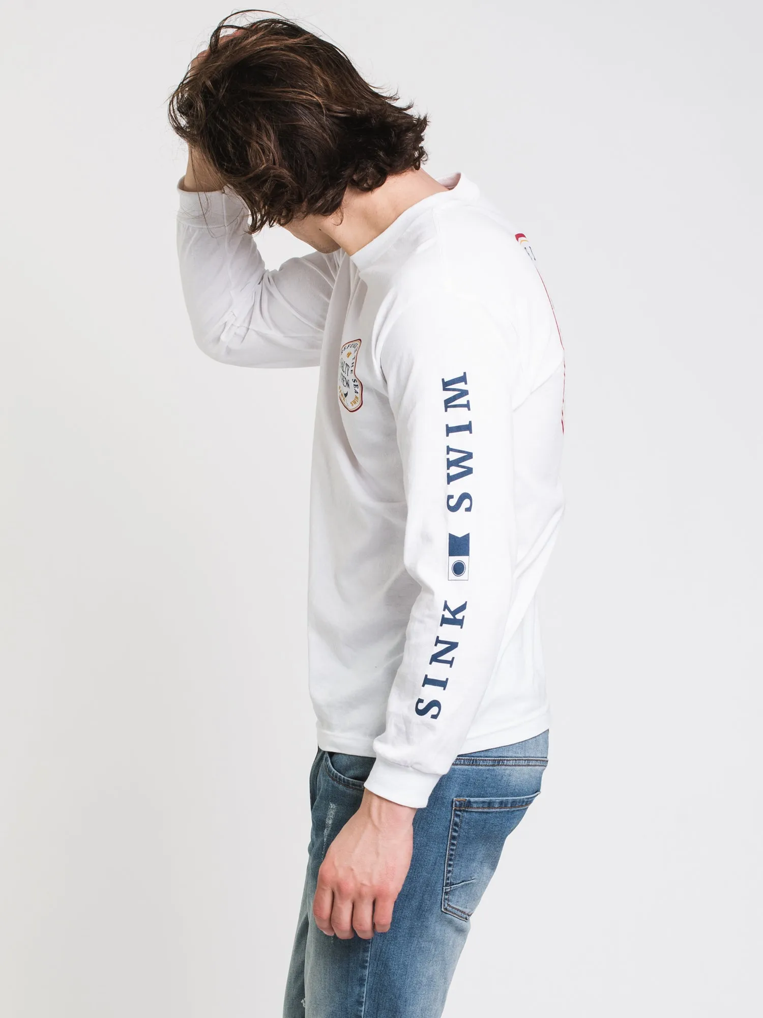 SALTY CREW FATHOM STANDARD LONG SLEEVE TEE - CLEARANCE sold by Boathouse product image thumbnail 4