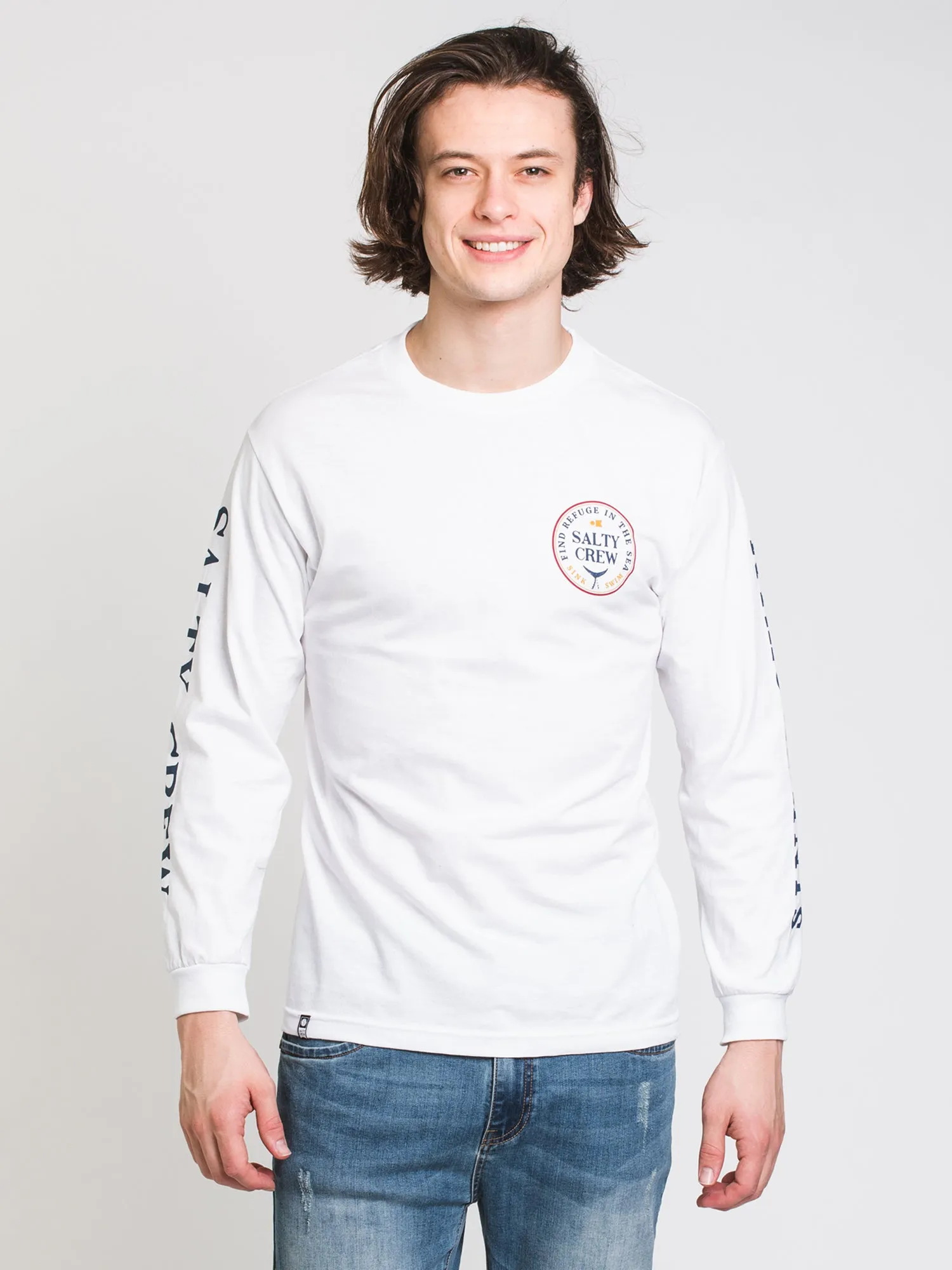 SALTY CREW FATHOM STANDARD LONG SLEEVE TEE - CLEARANCE sold by Boathouse
