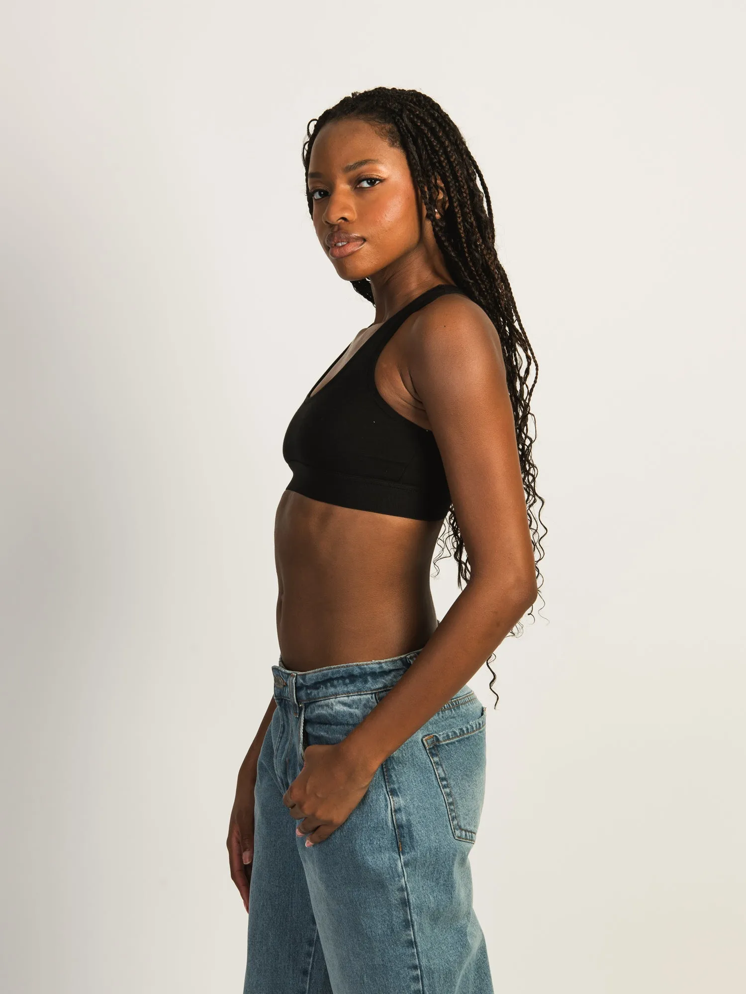 HARLOW RACERBACK BRALETTE - BLACK sold by Boathouse product image thumbnail 2