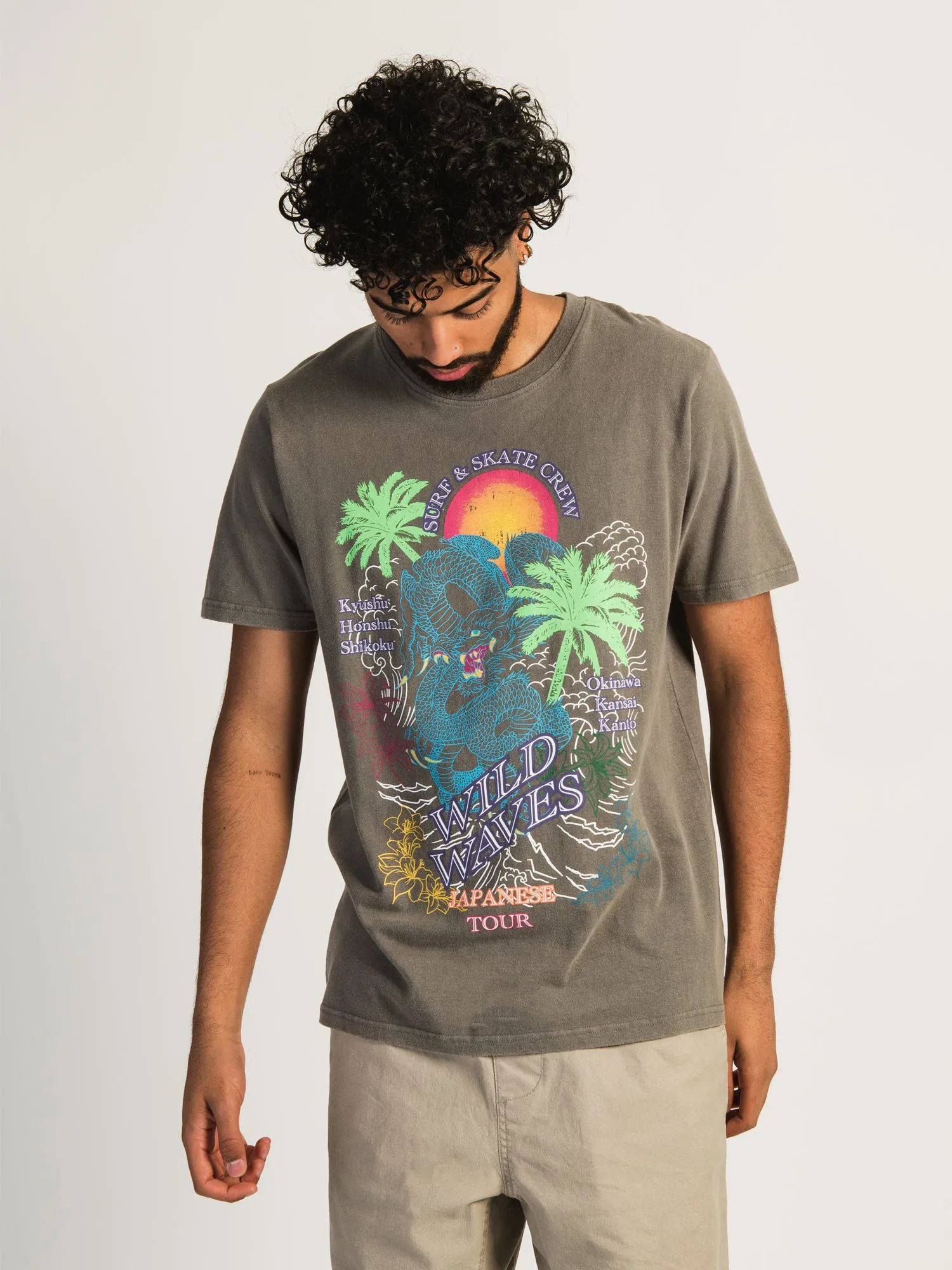KOLBY ARAMIS SCREEN TEE - WILD WAVES sold by Boathouse