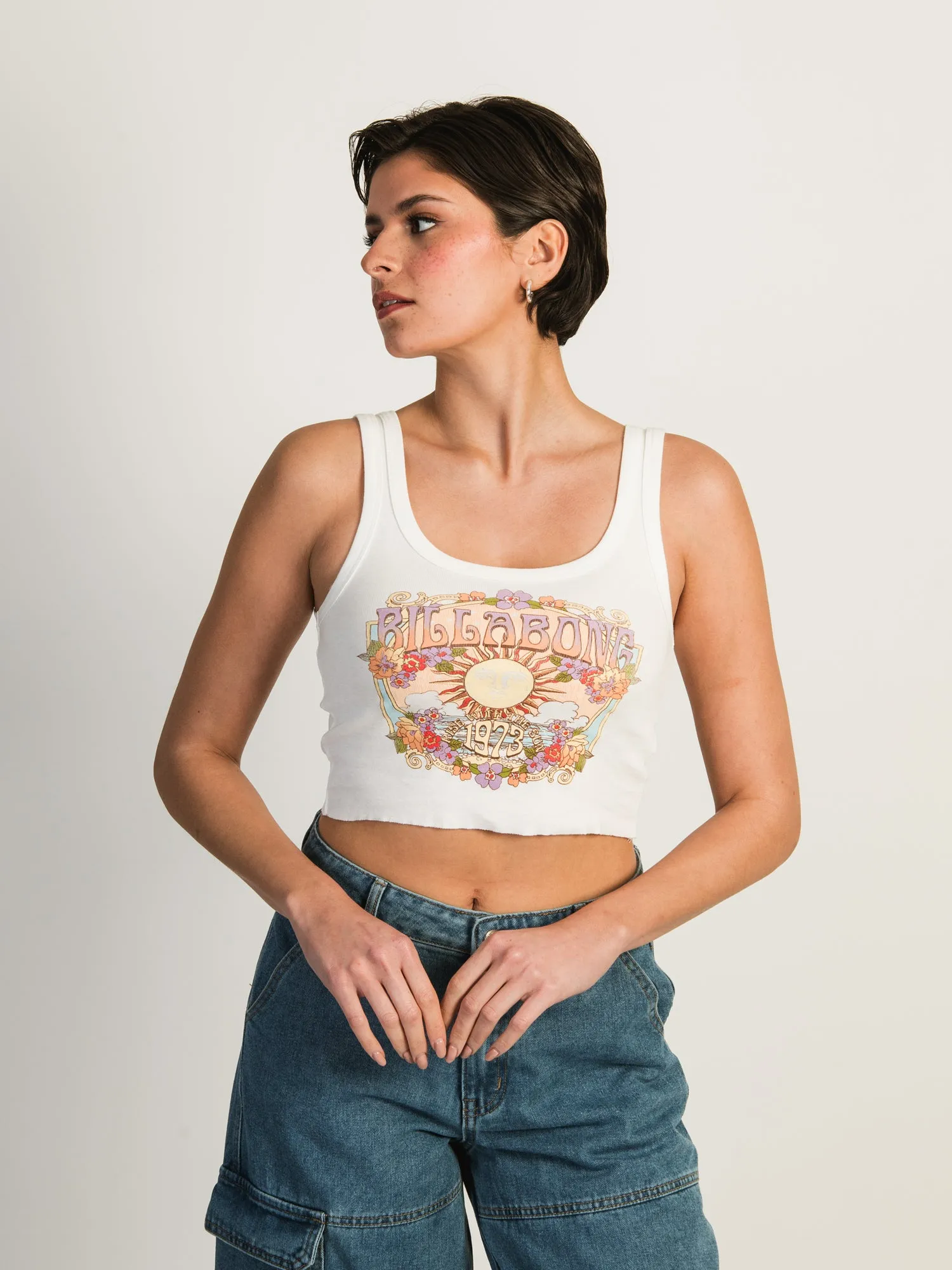 BILLABONG RAY OF SUNSHINE CROP TANK TOP sold by Boathouse product image thumbnail 2