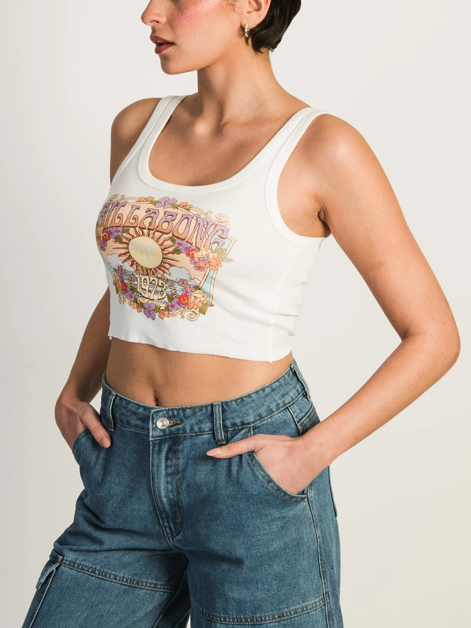 BILLABONG RAY OF SUNSHINE CROP TANK TOP sold by Boathouse product image thumbnail 3