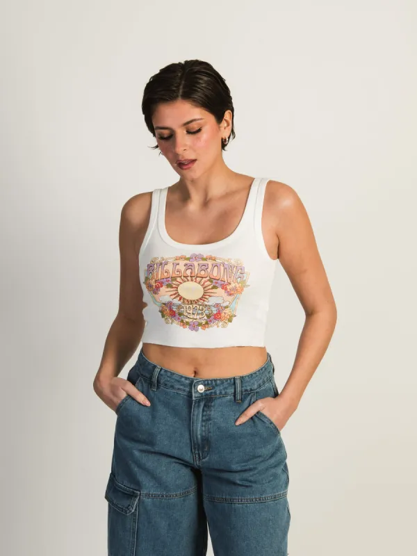 BILLABONG RAY OF SUNSHINE CROP TANK TOP sold by Boathouse