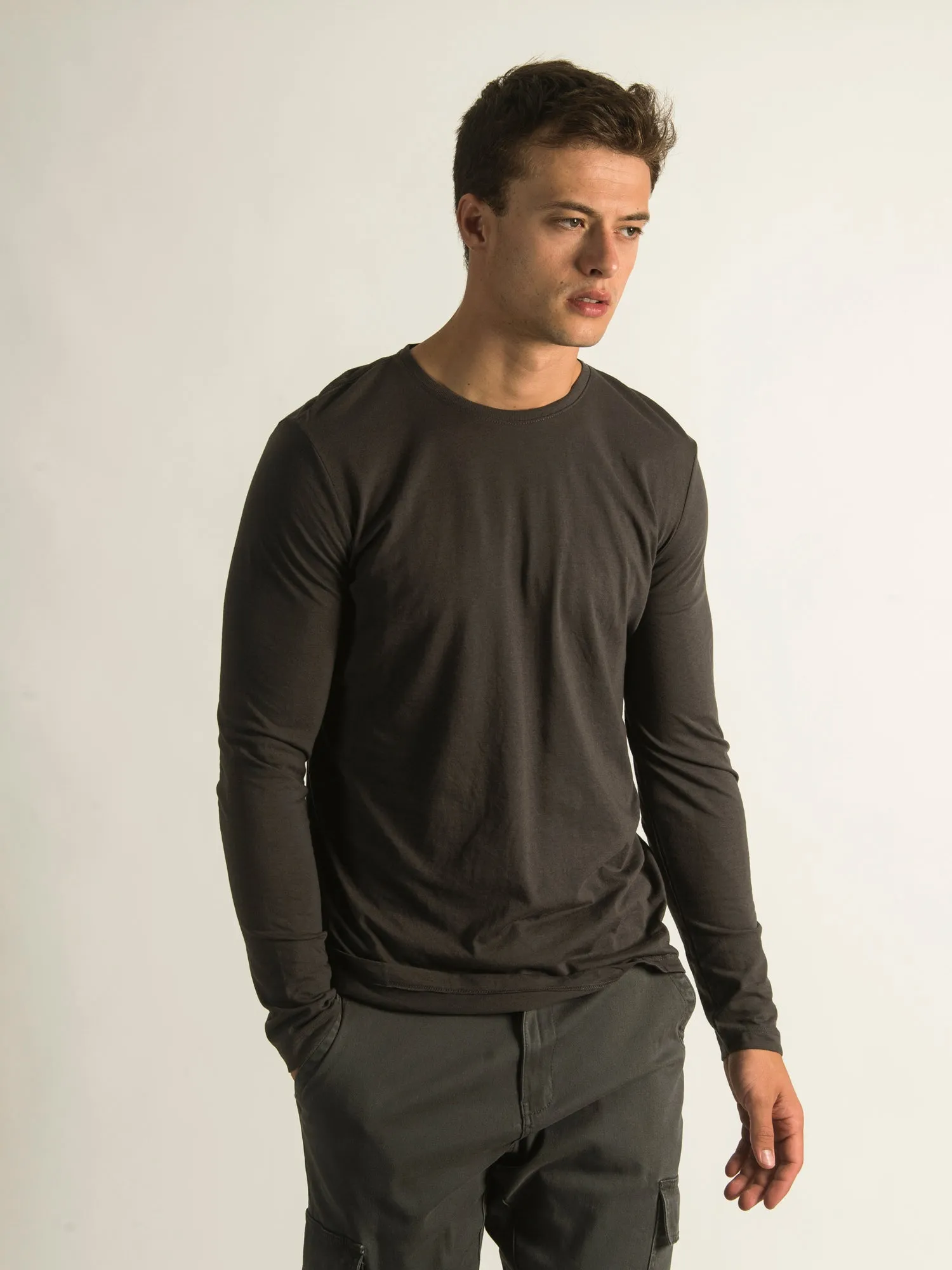LONG SLEEVE CREWNECK T-SHIRT - CLEARANCE sold by Boathouse