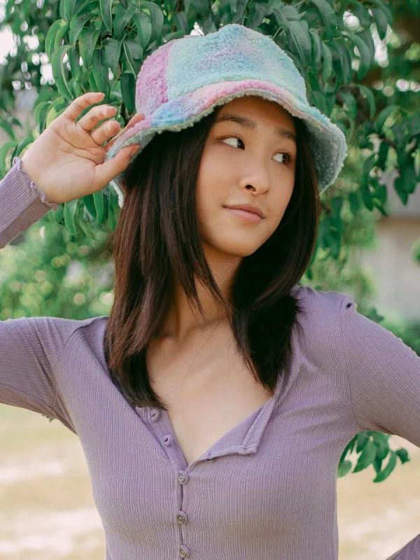 DLG BUCKET HAT - RAINBOW SHERPA - CLEARANCE sold by Boathouse