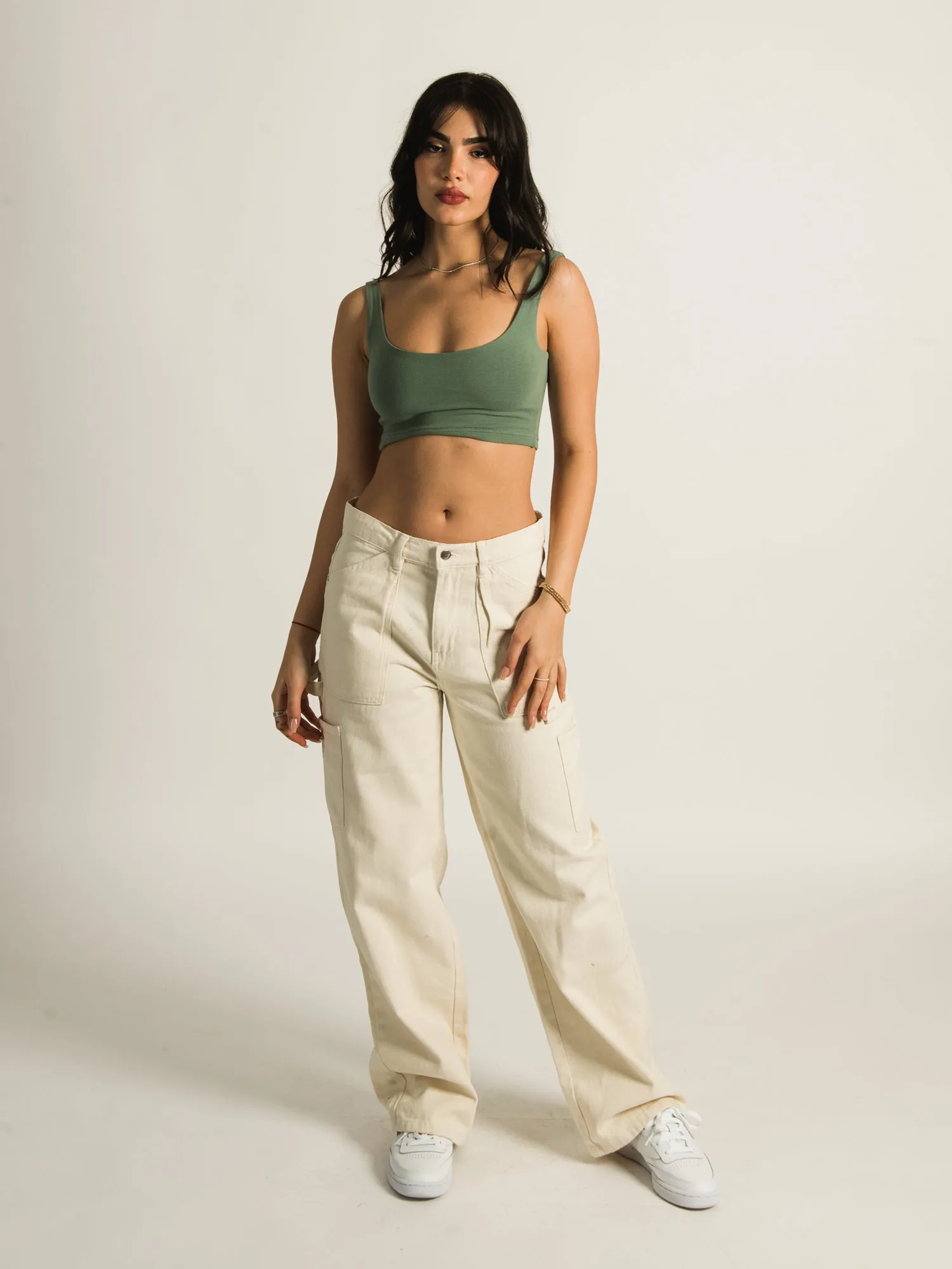 HARLOW MIA CROPPED TANK TOP - CLEARANCE sold by Boathouse product image thumbnail 4