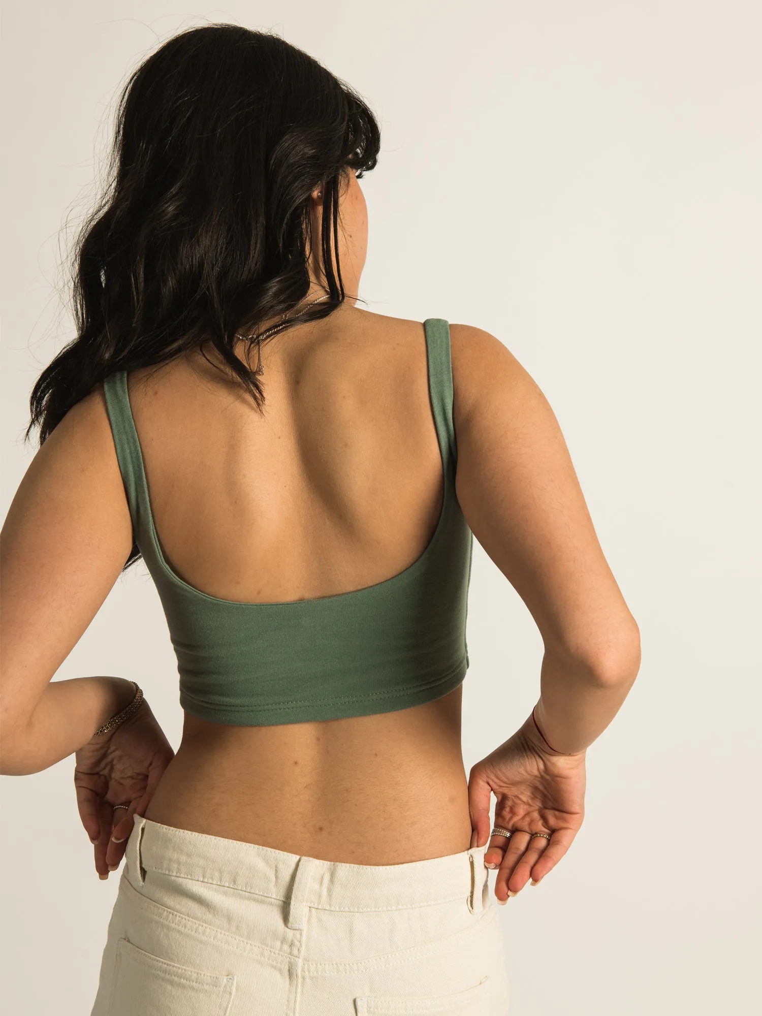 HARLOW MIA CROPPED TANK TOP - CLEARANCE sold by Boathouse product image thumbnail 3