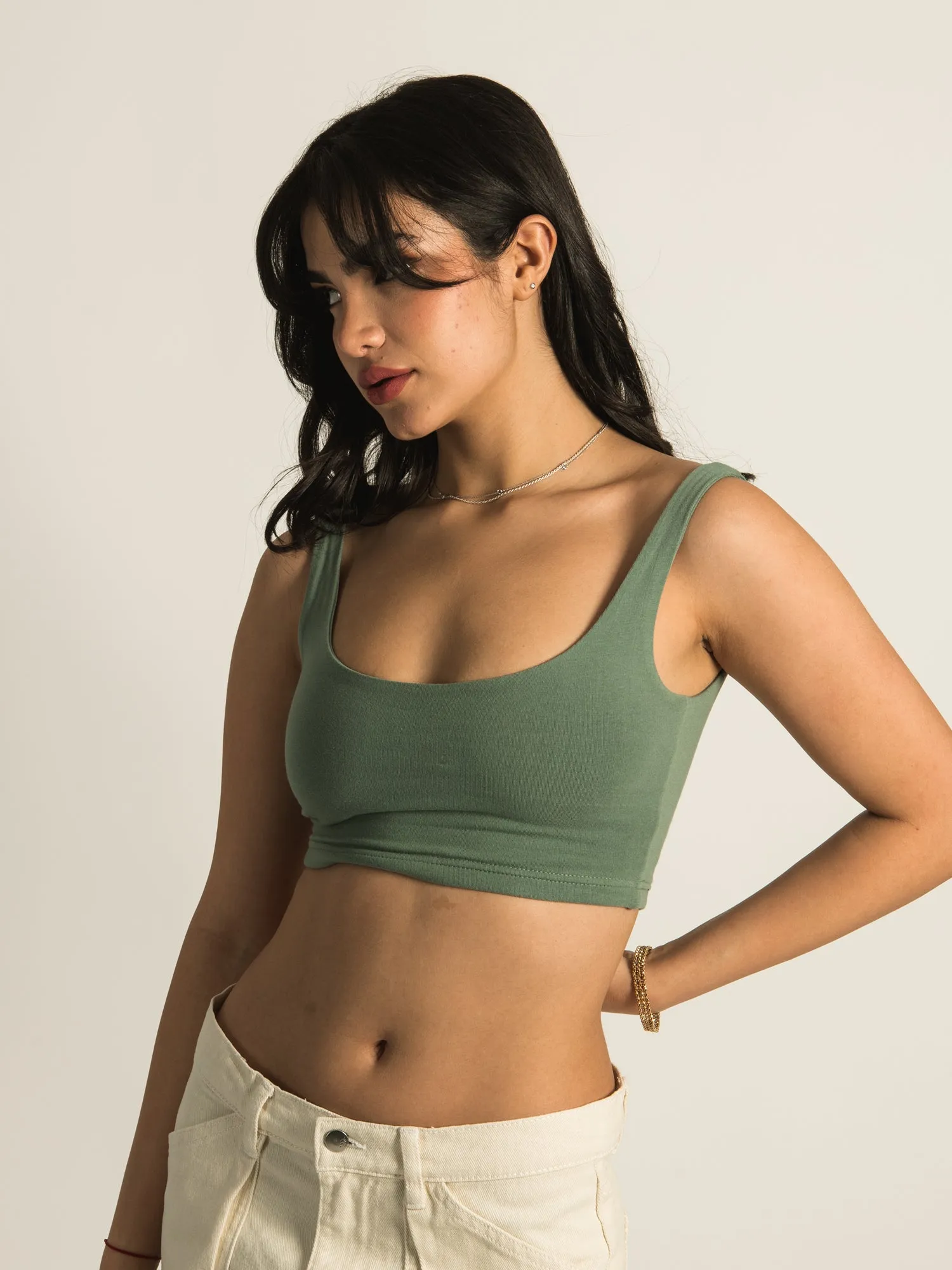 HARLOW MIA CROPPED TANK TOP - CLEARANCE sold by Boathouse product image thumbnail 2