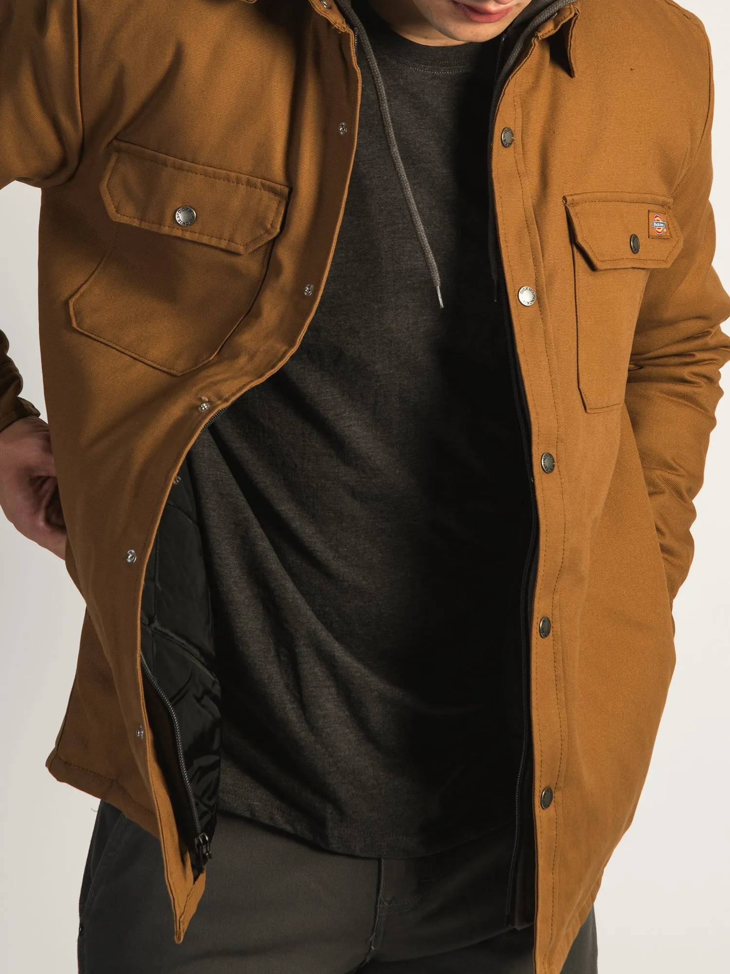 DICKIES FLEECE HOOD DUCK SHIRT JACKET sold by Boathouse product image thumbnail 2