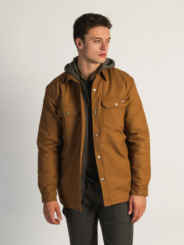 DICKIES FLEECE HOOD DUCK SHIRT JACKET sold by Boathouse