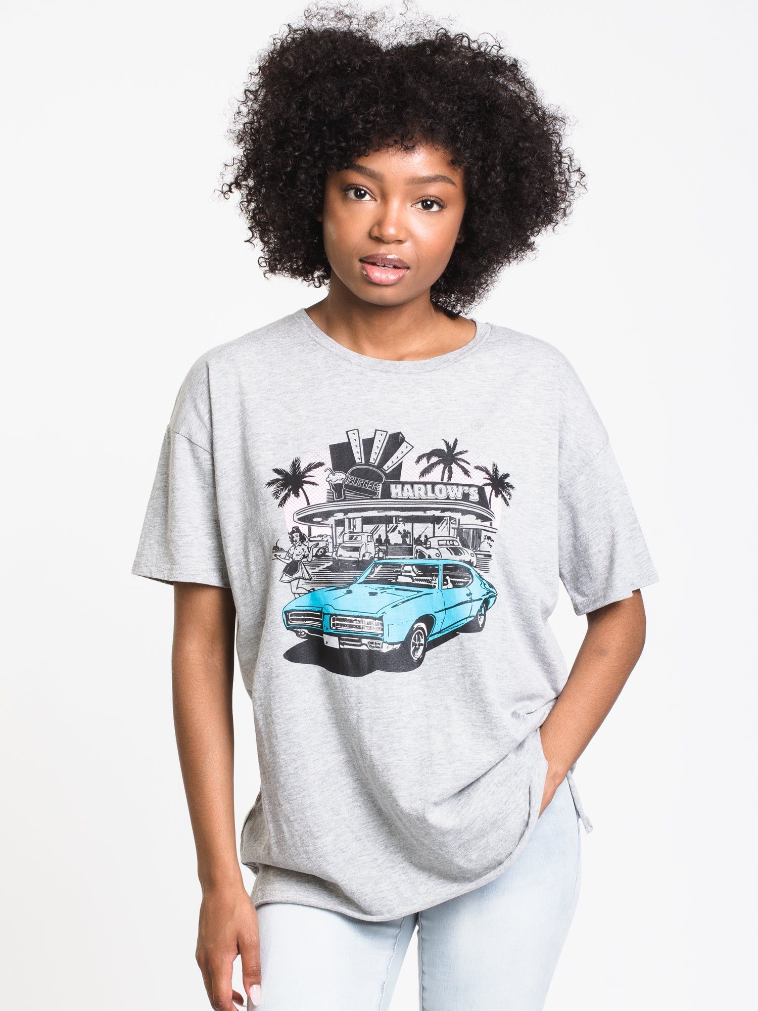 WOMENS BOYFRIEND PRINT TEE - CLEARANCE sold by Boathouse