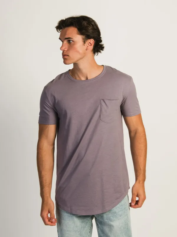 LONGLINE TEE- MAUVE sold by Boathouse