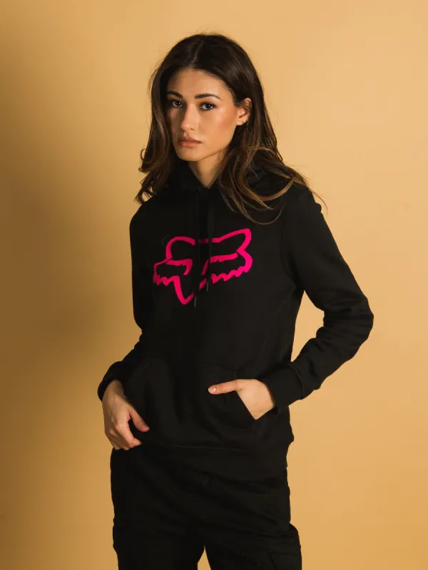 FOX BOUNDARY PULLOVER FLEECE - BLACK/PINK sold by Boathouse