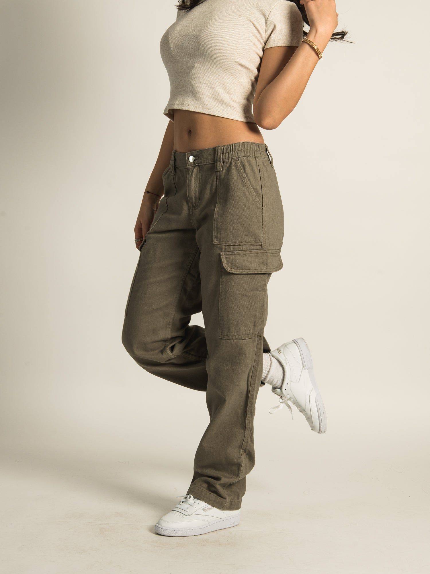 HARLOW LOW RISE CARGO PANT - CLEARANCE sold by Boathouse product image thumbnail 4