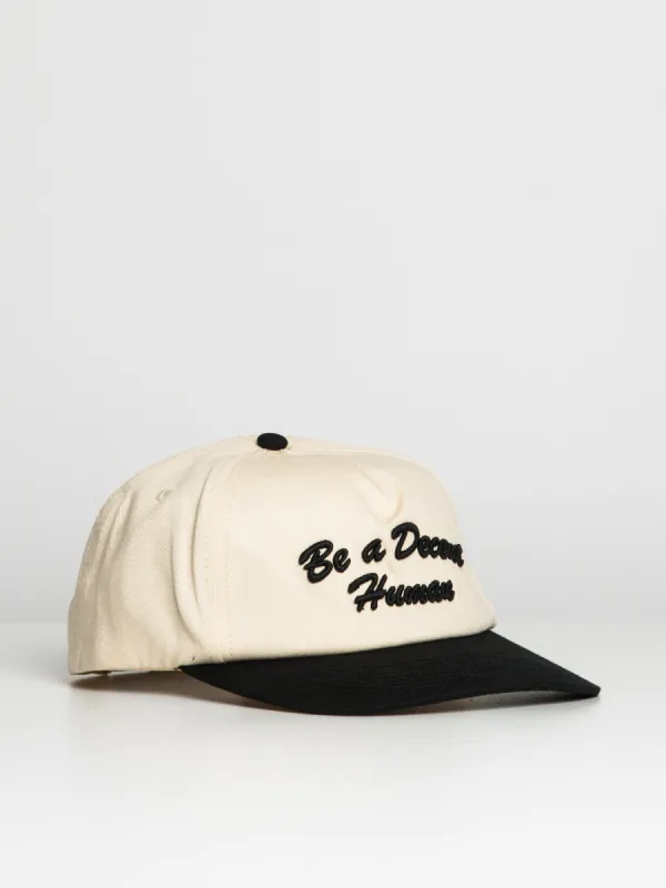 BARSTOOL SPORTS BE A DECENT HUMAN BSBL HAT - CLEARANCE sold by Boathouse
