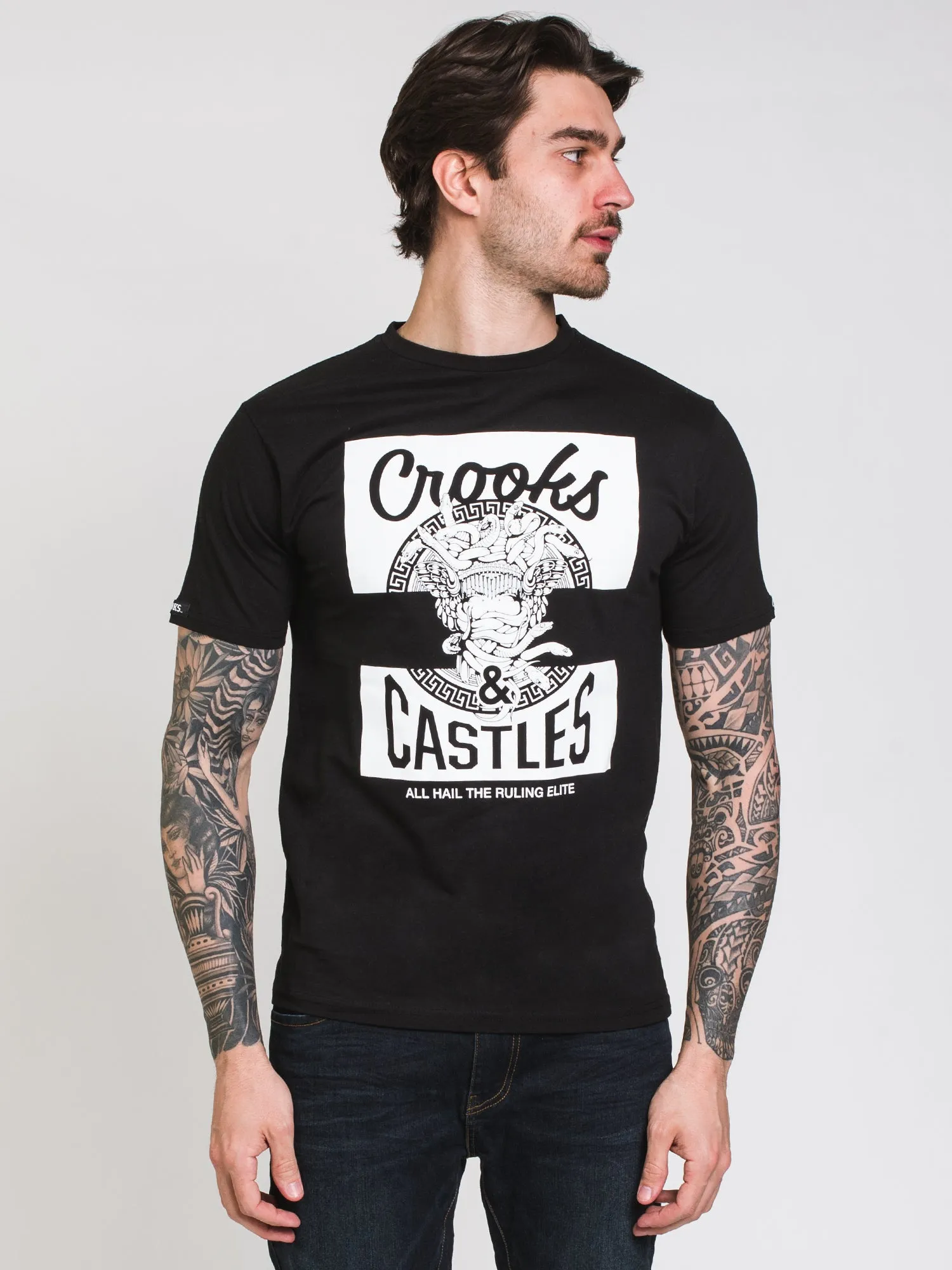 CROOKS & CASTLES MAD KLEPTO T-SHIRT - CLEARANCE sold by Boathouse product image thumbnail 3