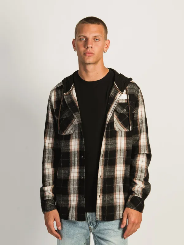 KOLBY CLASSIC 2 POCKET HOODIE- BLACK sold by Boathouse