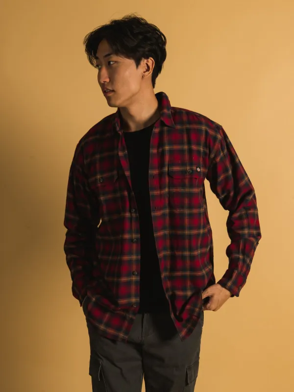 DICKIES FLEX LONG SLEEVE FLANNEL - CLEARANCE sold by Boathouse