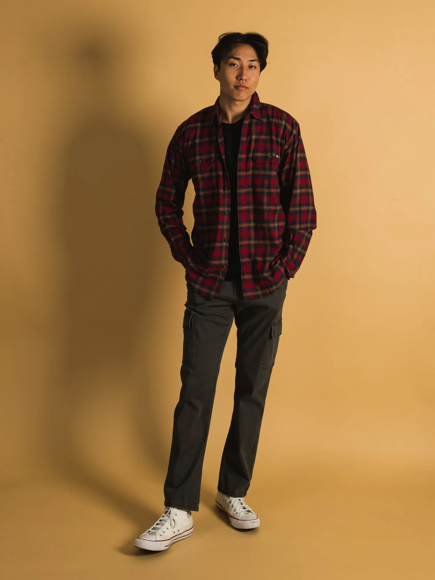 DICKIES FLEX LONG SLEEVE FLANNEL - CLEARANCE sold by Boathouse product image thumbnail 2