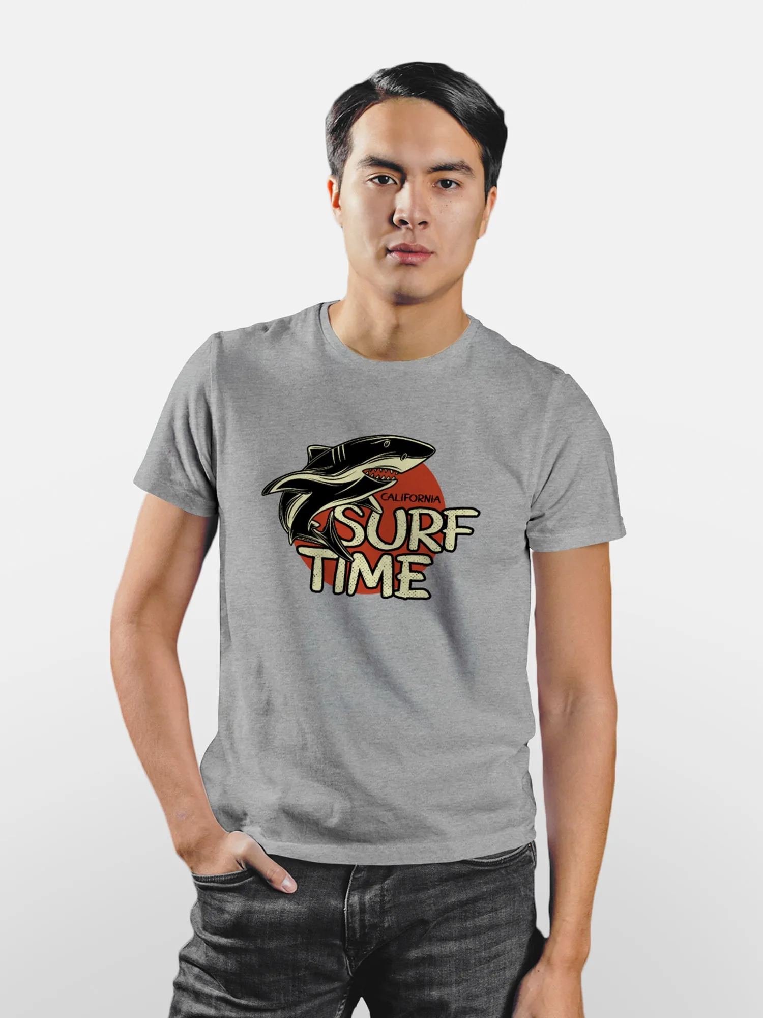 CUSTOMIZE CUSTOM GRAPHIC SURF TEE - GREY - CLEARANCE sold by Boathouse product image thumbnail 3