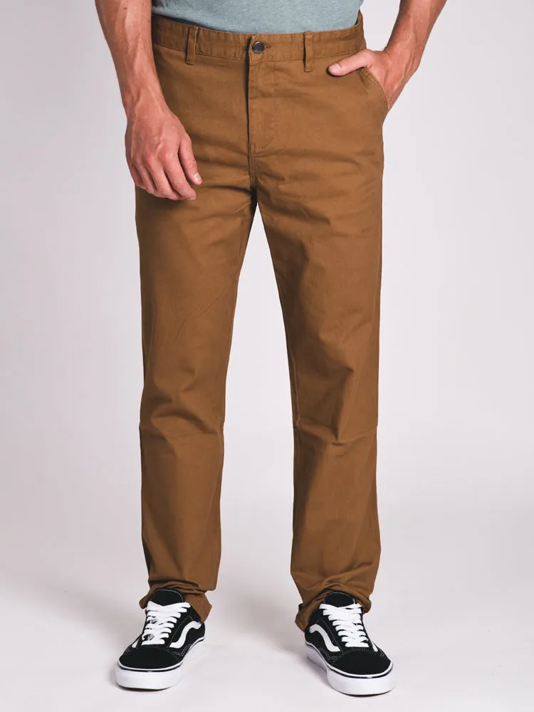 MENS RELAXED CHINO PANTS - FLAX - CLEARANCE sold by Boathouse