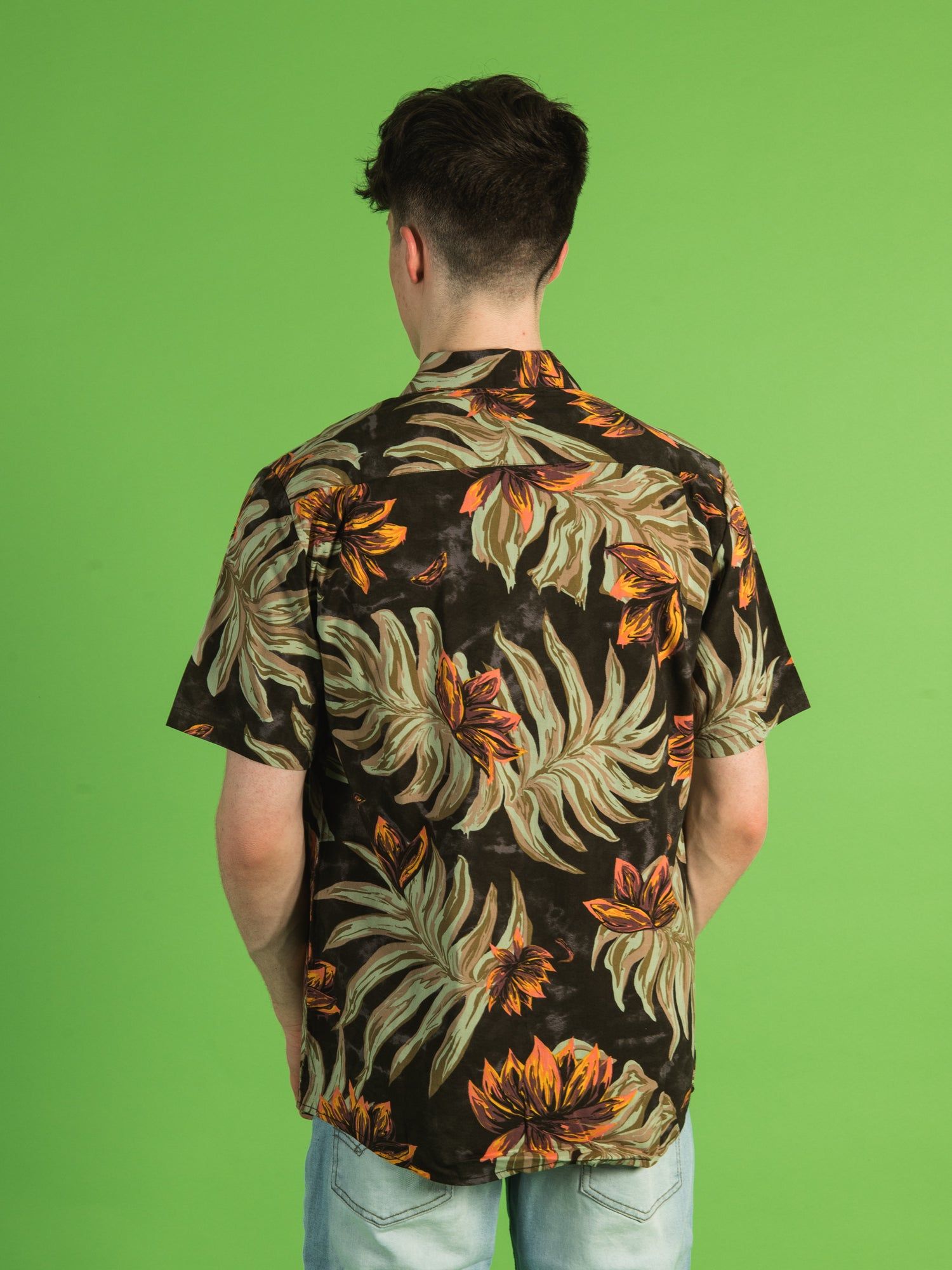 VOLCOM MARBLE FLORAL SHORT SLEEVE WOVEN SHIRT - CLEARANCE sold by Boathouse product image thumbnail 2