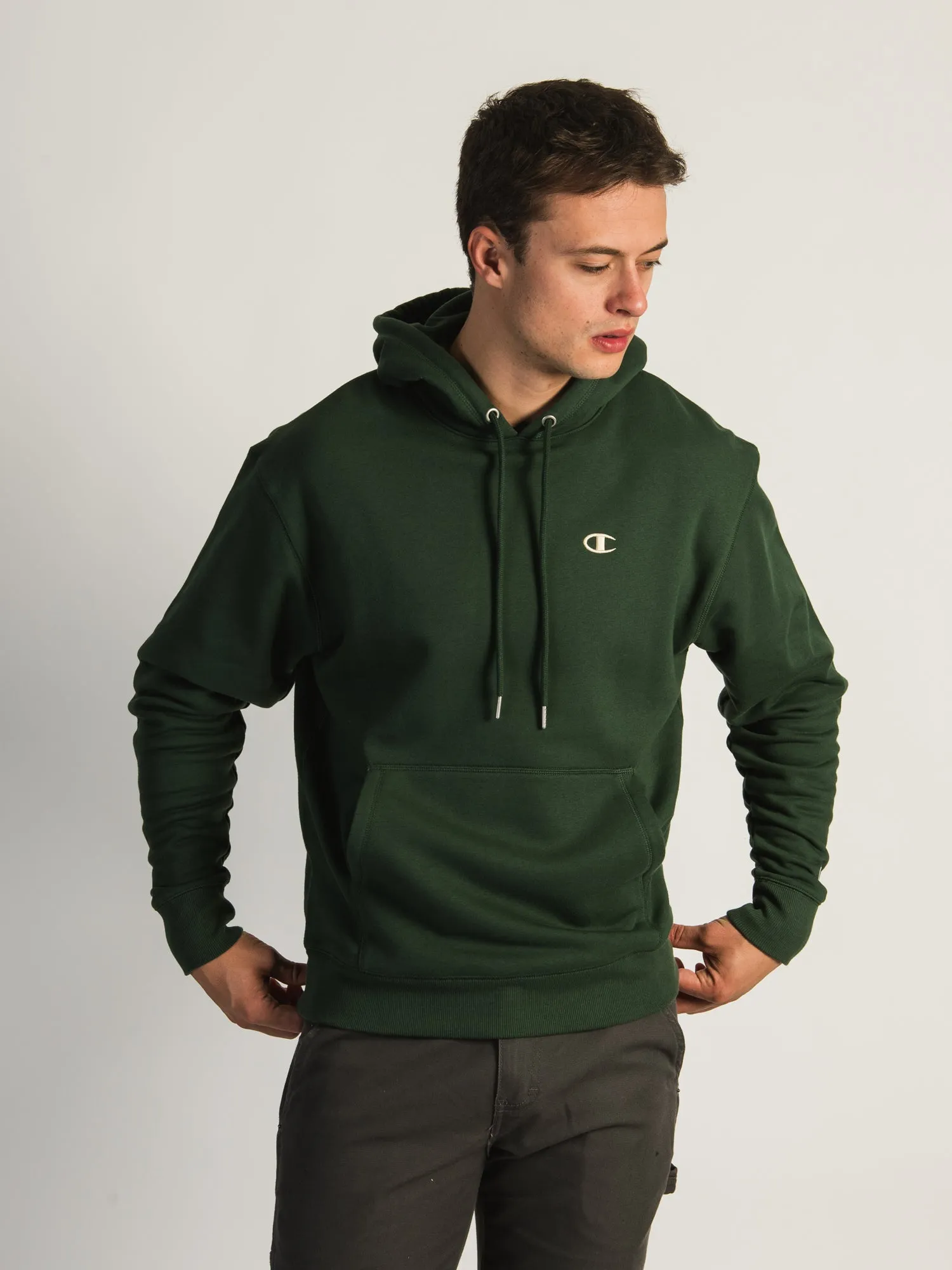 CHAMPION CLASSIC FLEECE PULL OVER HOODIE - CLEARANCE sold by Boathouse product image thumbnail 2