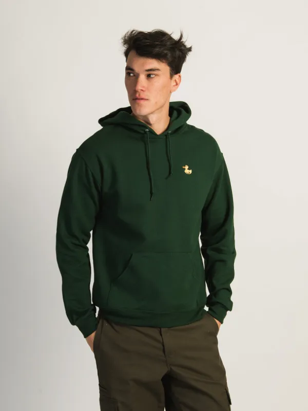 DUCK WITH GLASSES EMBROIDERED HOODIE sold by Boathouse
