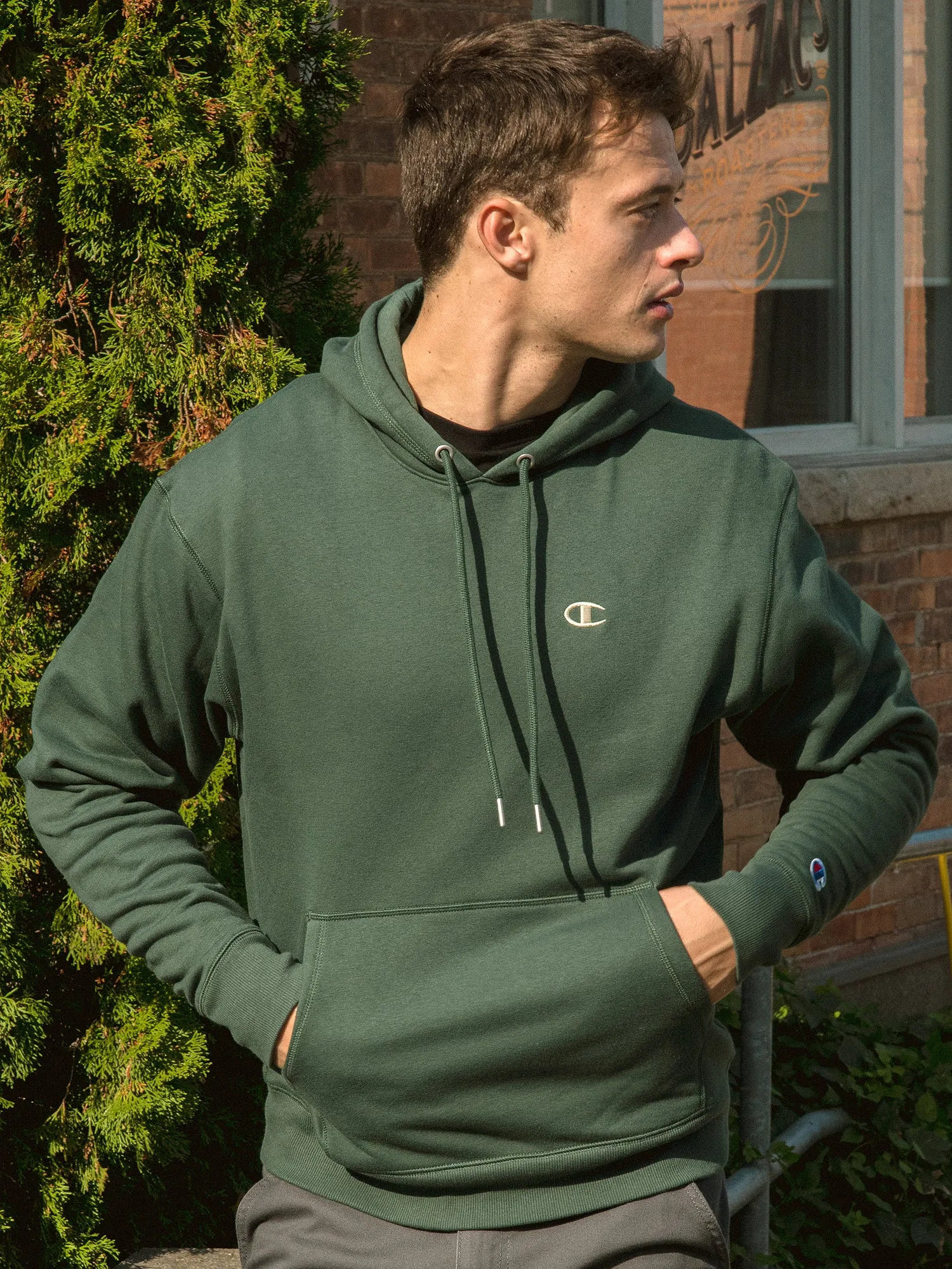 CHAMPION CLASSIC FLEECE PULL OVER HOODIE - CLEARANCE sold by Boathouse