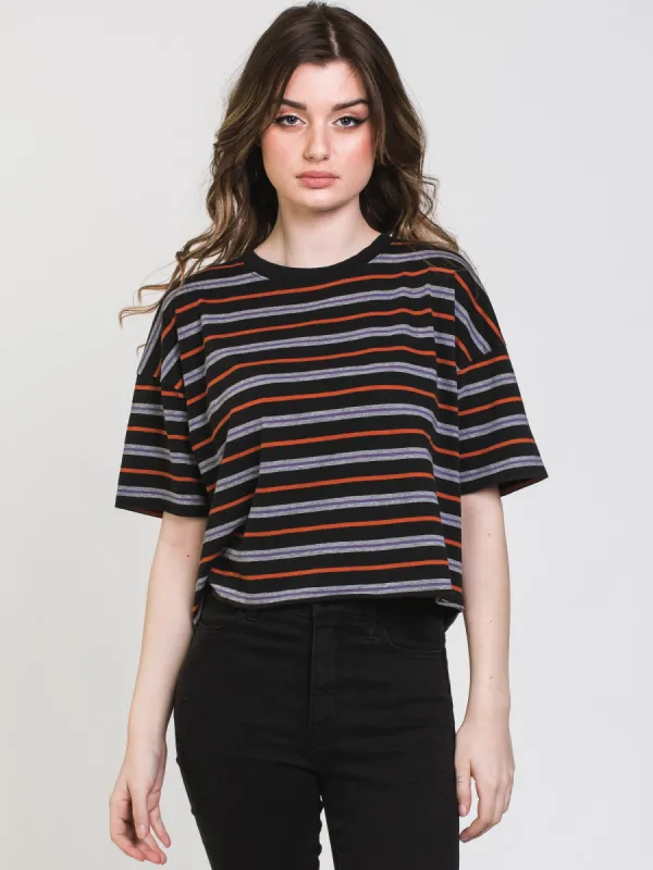HARLOW PIPER BOXY STRIPE TEE - CLEARANCE sold by Boathouse