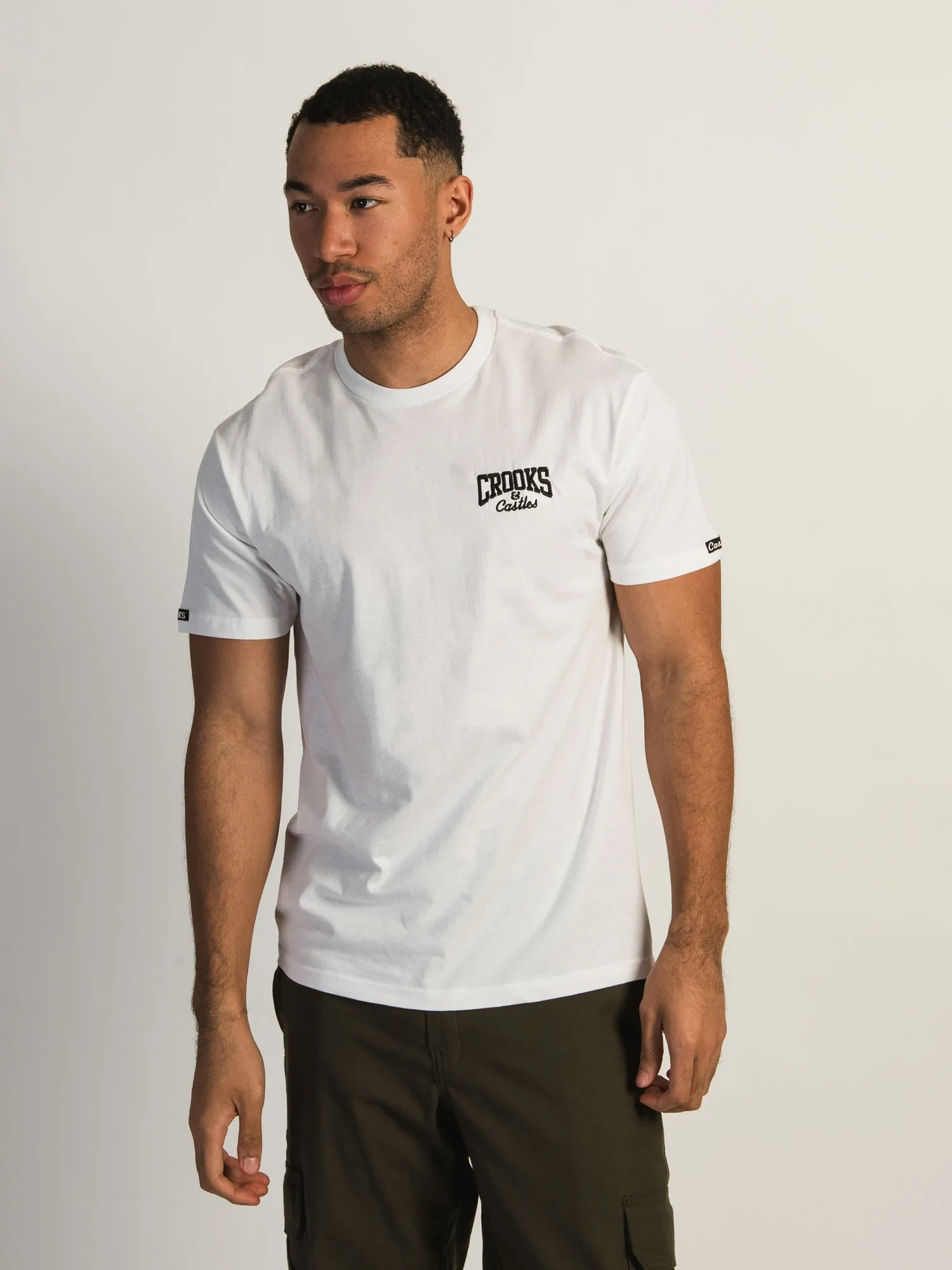 CROOKS & CASTLES EMROIDERED T-SHIRT sold by Boathouse