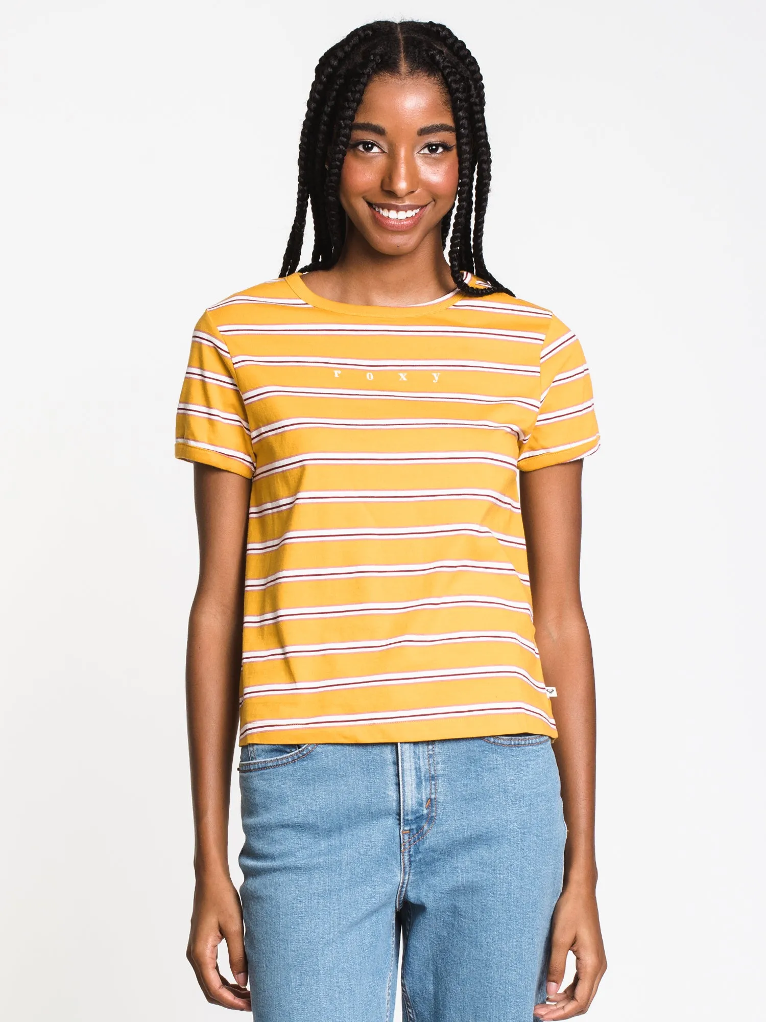 WOMENS SALTED FEELING SHORT SLEEVE TEE - YEL - CLEARANCE sold by Boathouse