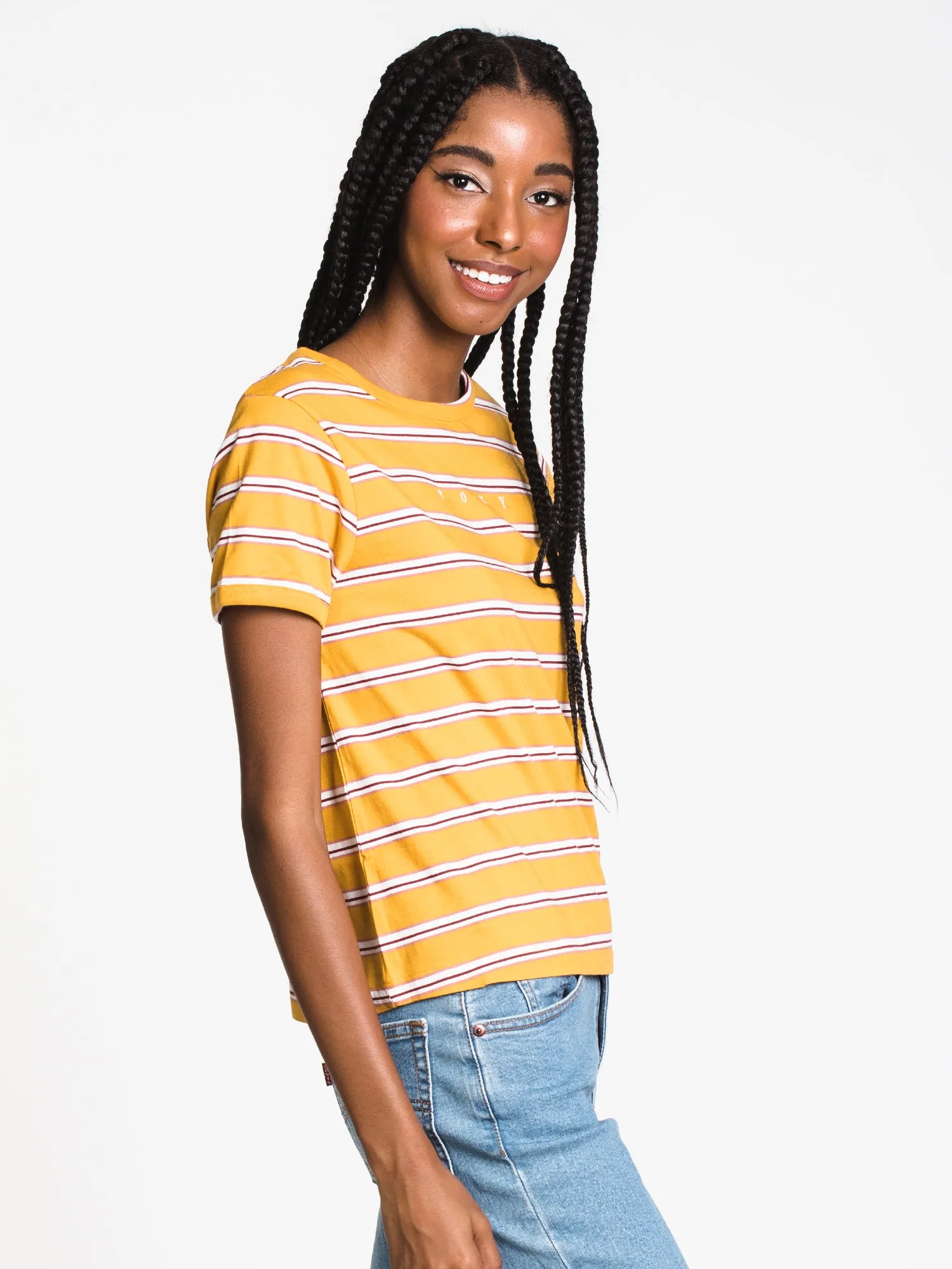 WOMENS SALTED FEELING SHORT SLEEVE TEE - YEL - CLEARANCE sold by Boathouse product image thumbnail 3