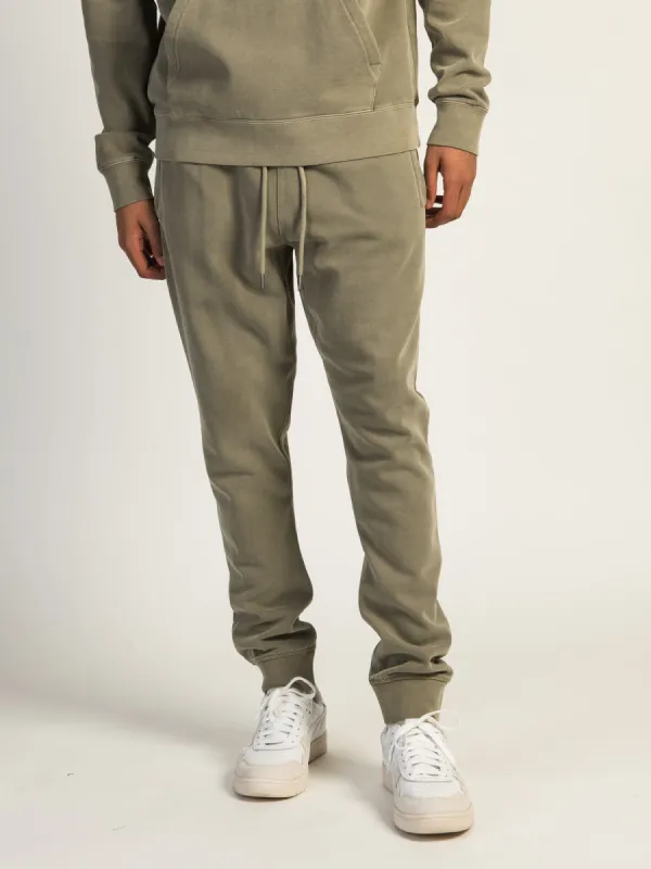 KOLBY PARKER GARMENT DYE SLIM JOGGER - SAGE sold by Boathouse