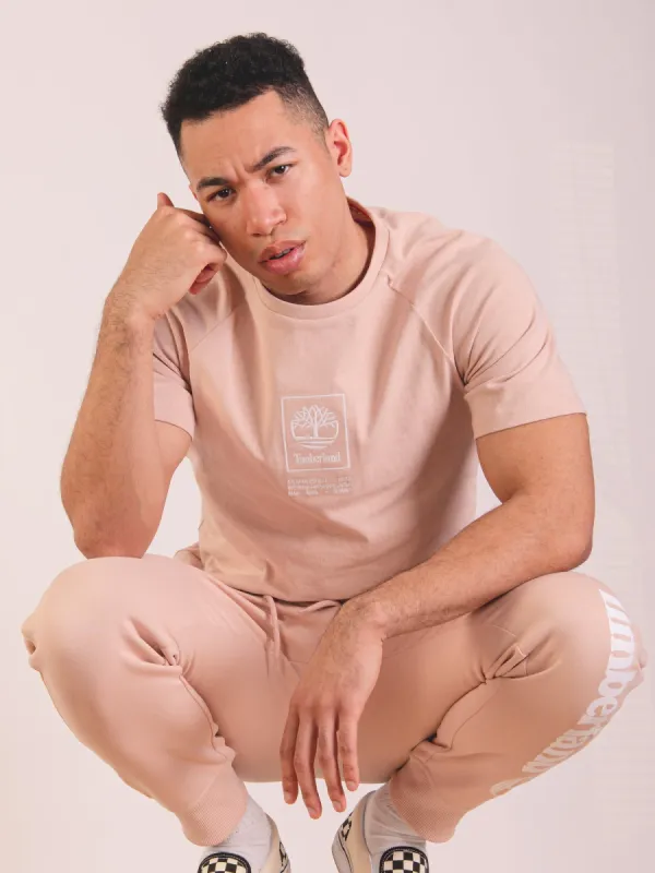 TIMBERLAND HEAVYWEIGHT STACK EMBROIDERED LOGO T-SHIRT - CLEARANCE sold by Boathouse