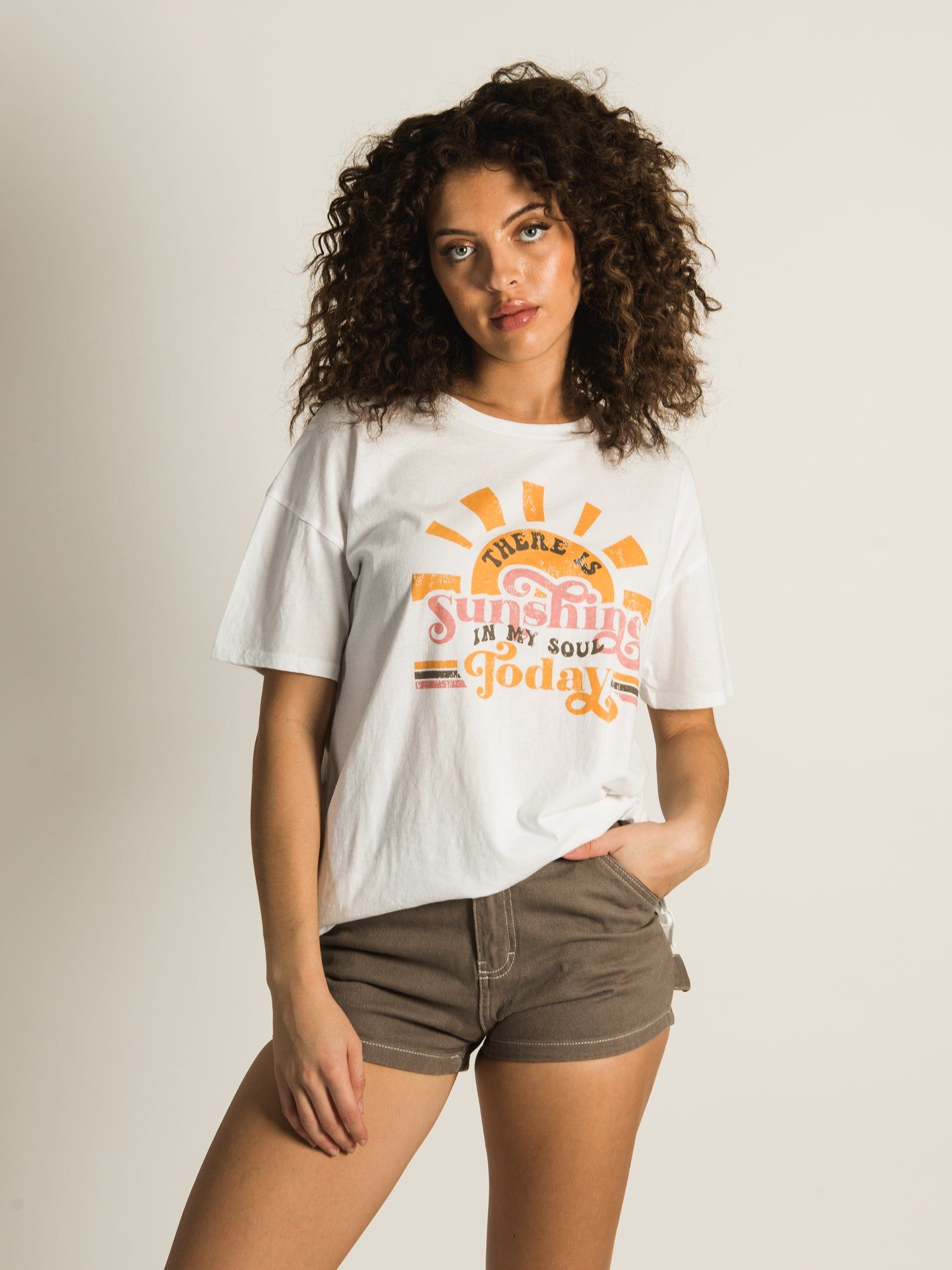 HARLOW BOYFRIEND SUNSHINE SCREEN TEE sold by Boathouse