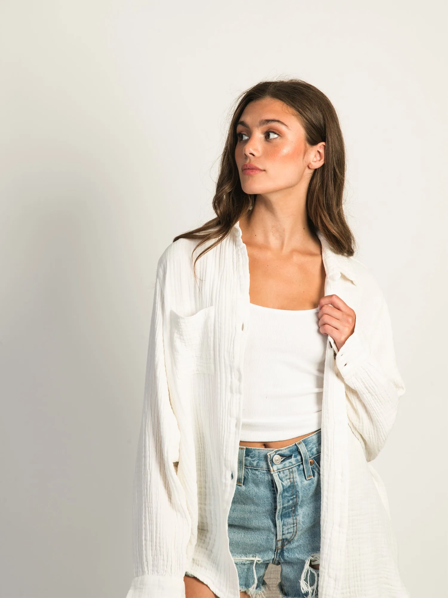 BILLABONG SWELL BUTTON-UP BLOUSE sold by Boathouse product image thumbnail 2
