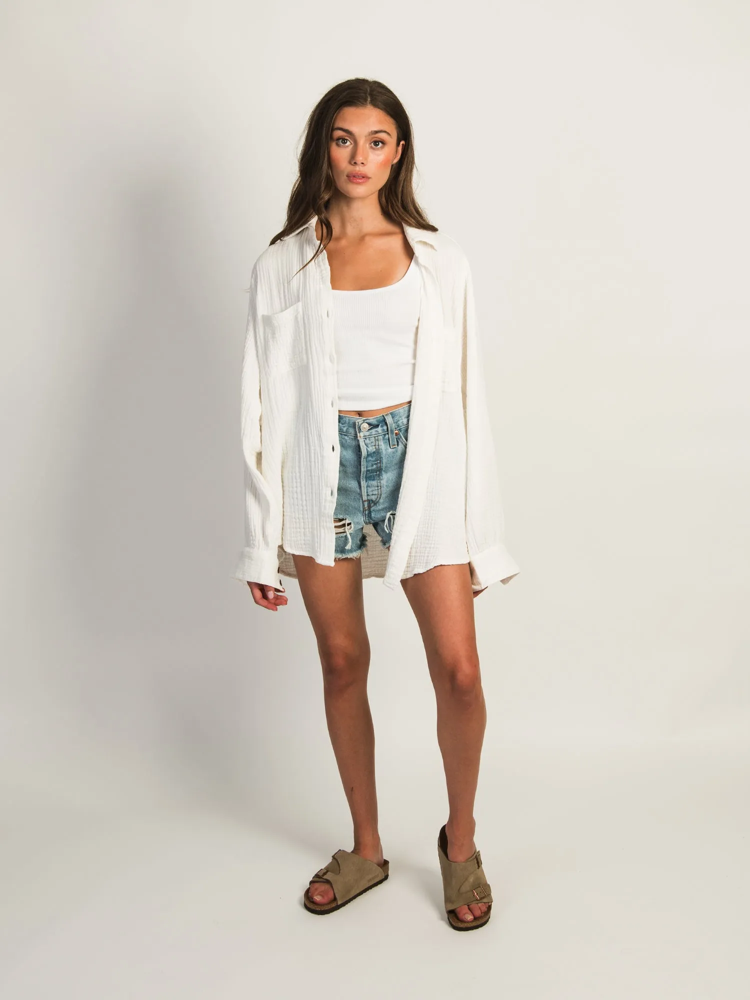BILLABONG SWELL BUTTON-UP BLOUSE sold by Boathouse product image thumbnail 3