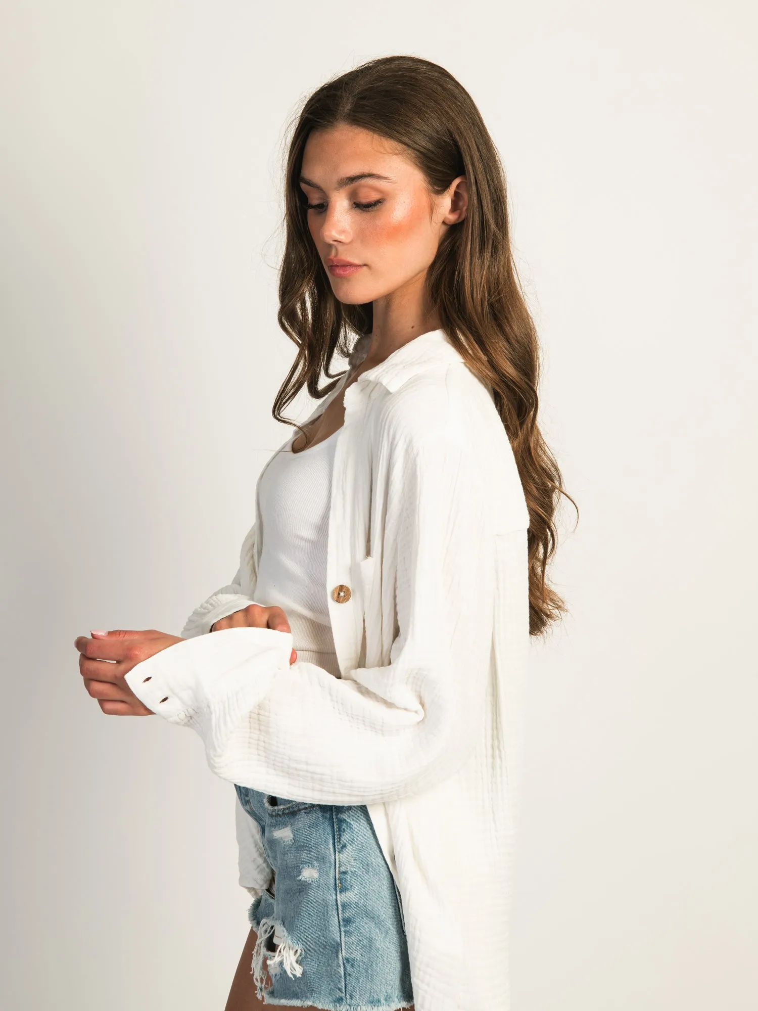 BILLABONG SWELL BUTTON-UP BLOUSE sold by Boathouse product image thumbnail 5