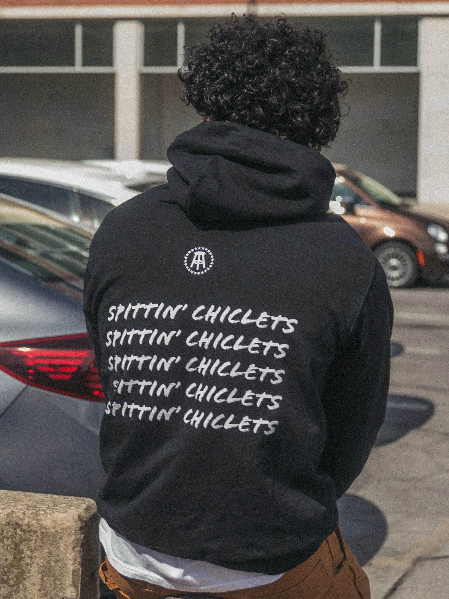 BARSTOOL SPORTS SPITTIN CHICLETS REPEAT PULLOVER HOODIE sold by Boathouse