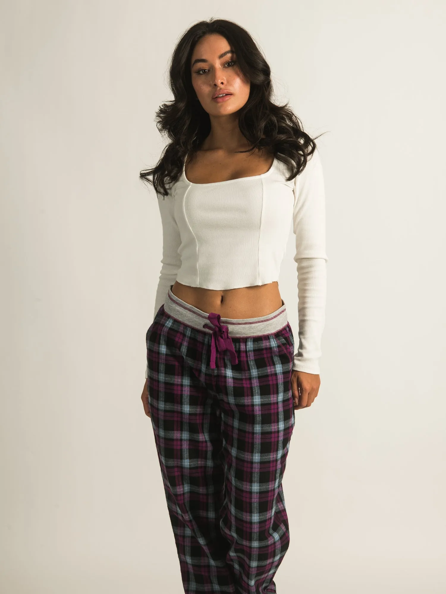 HARLOW KYLIE FLANNEL PANTS - CLEARANCE sold by Boathouse product image thumbnail 2