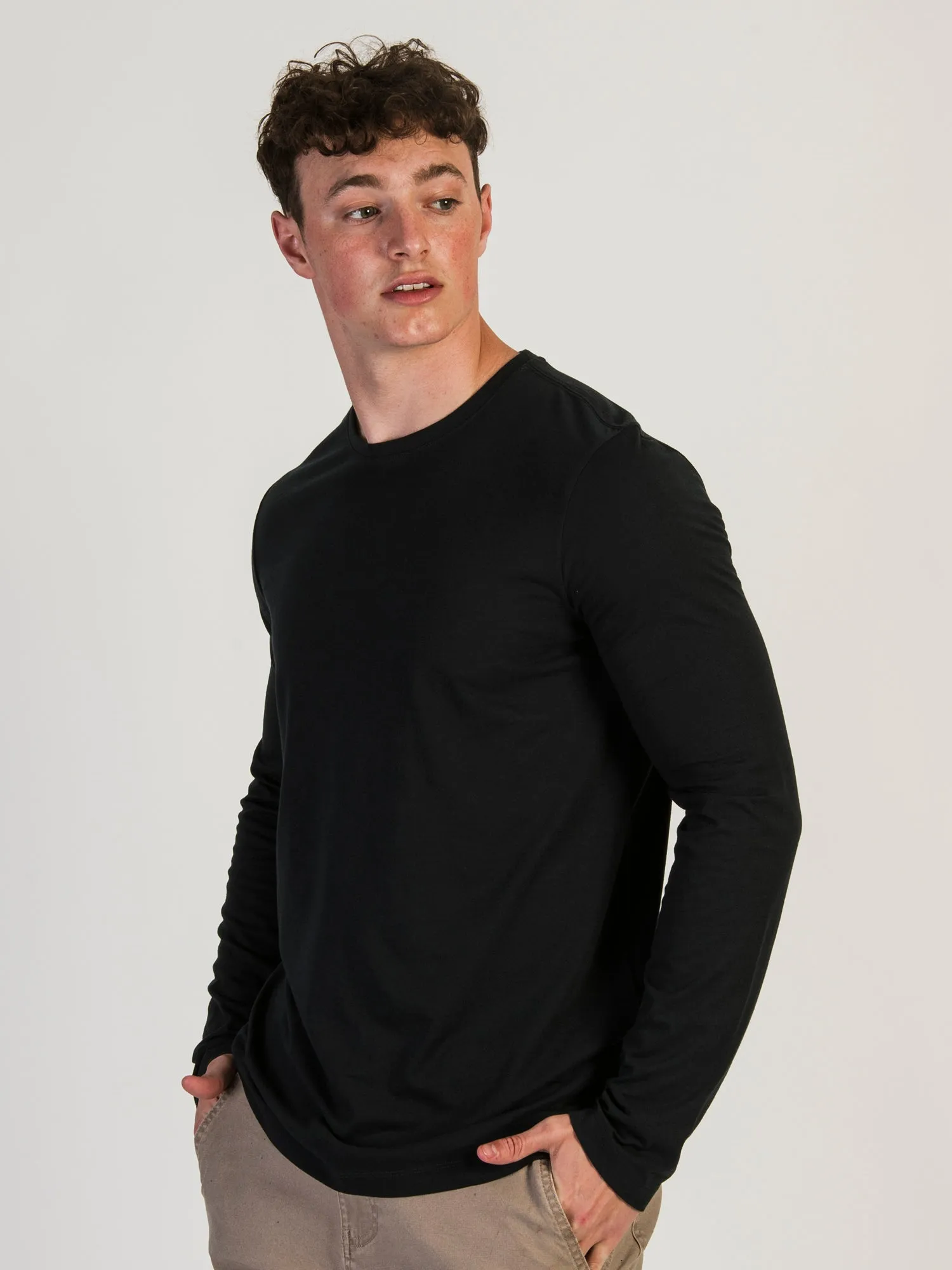 KOLBY LONG SLEEVE CREW NECK TEE sold by Boathouse product image thumbnail 3