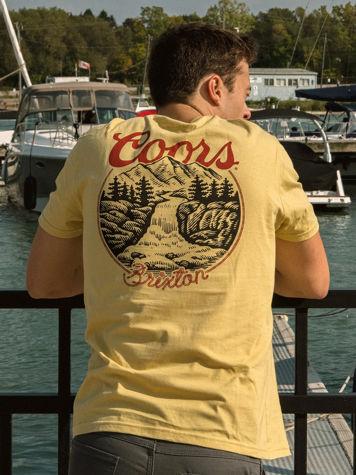 BRIXTON COORS ROCKY T-SHIRT - CLEARANCE sold by Boathouse