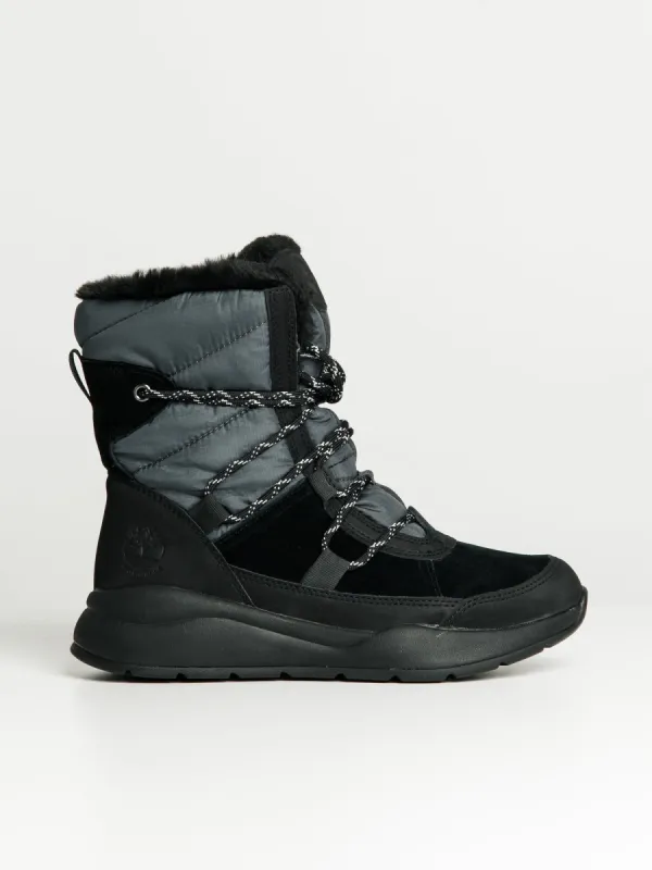 WOMENS TIMBERLAND BOROUGHS MID LACE-UP WINTER WATERPROOF BOOT sold by Boathouse