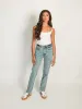 HARLOW HIGH-RISE STRAIGHT JEAN - LIGHT WASH sold by Boathouse