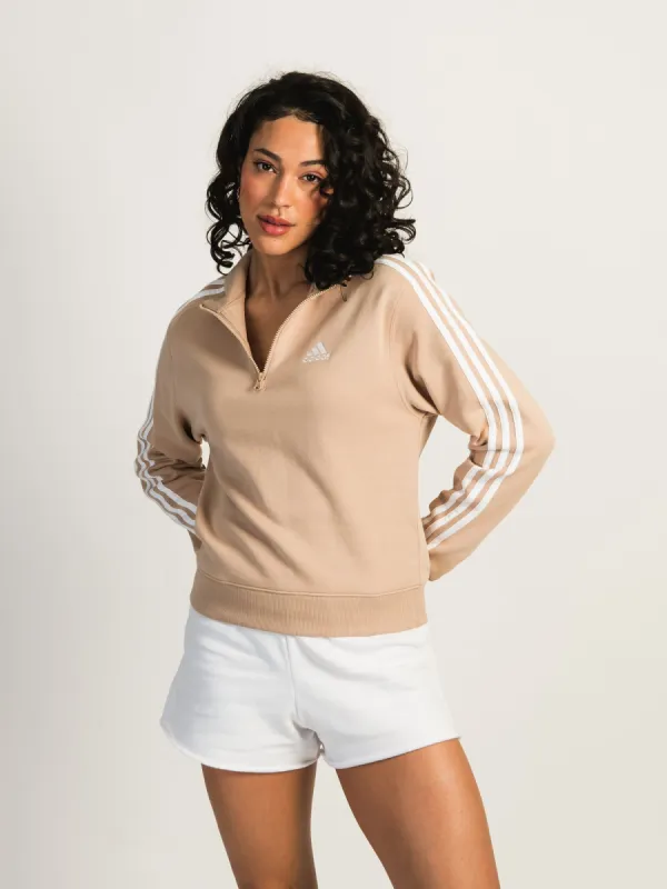 ADIDAS 3-STRIPES QUARTER ZIP SWEATER sold by Boathouse