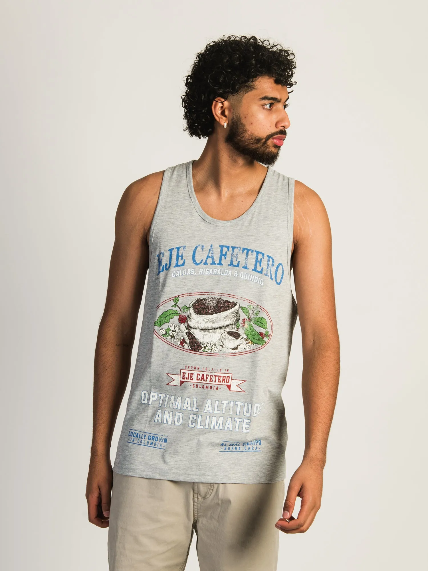 KOLBY JULIAN SCATTER PRINT TANK - EJE CAFETERO - CLEARANCE sold by Boathouse
