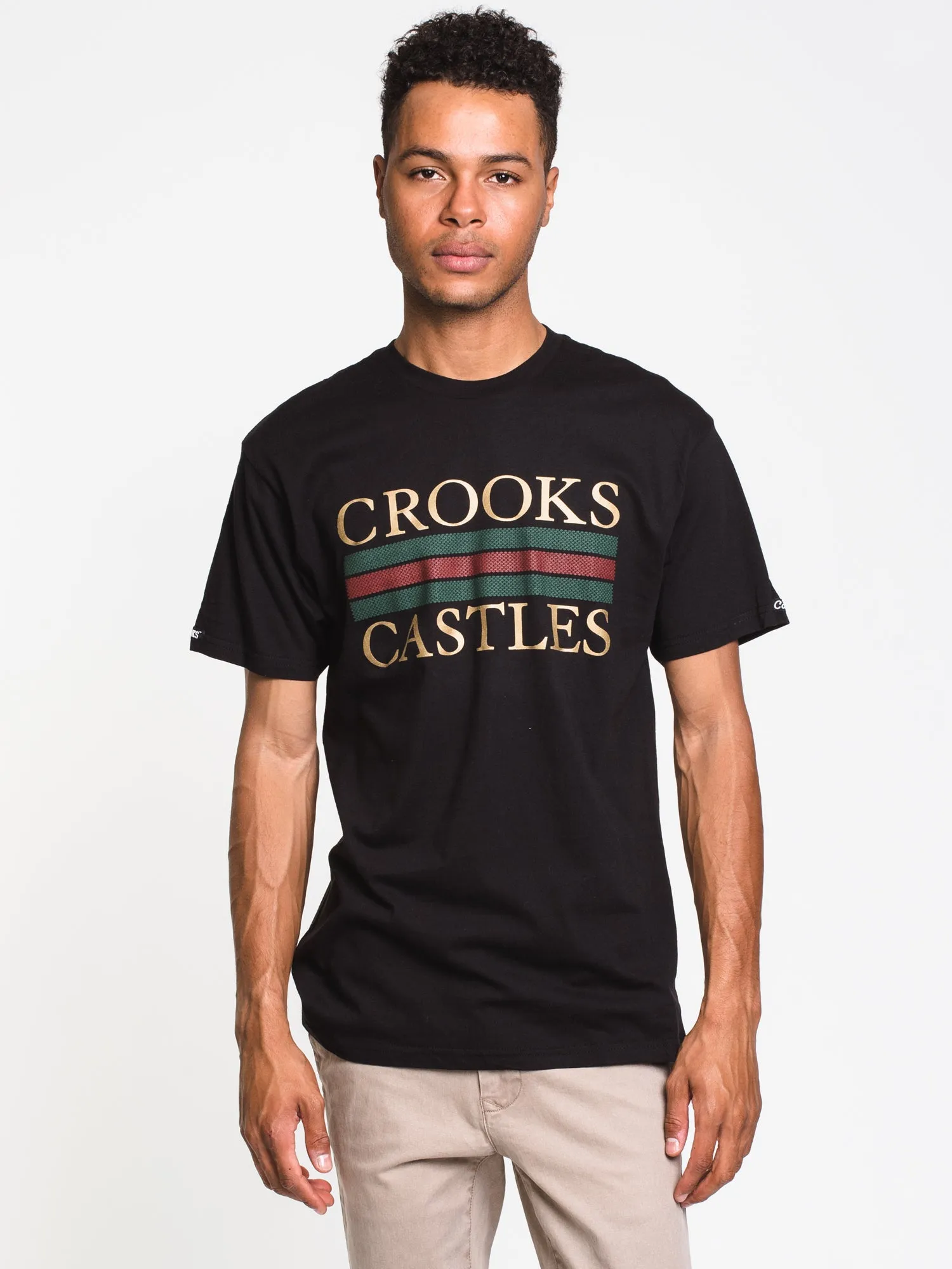 CROOKS & CASTLES SEFIF SNAKE SKIN SHORT SLEEVE TEE - CLEARANCE sold by Boathouse